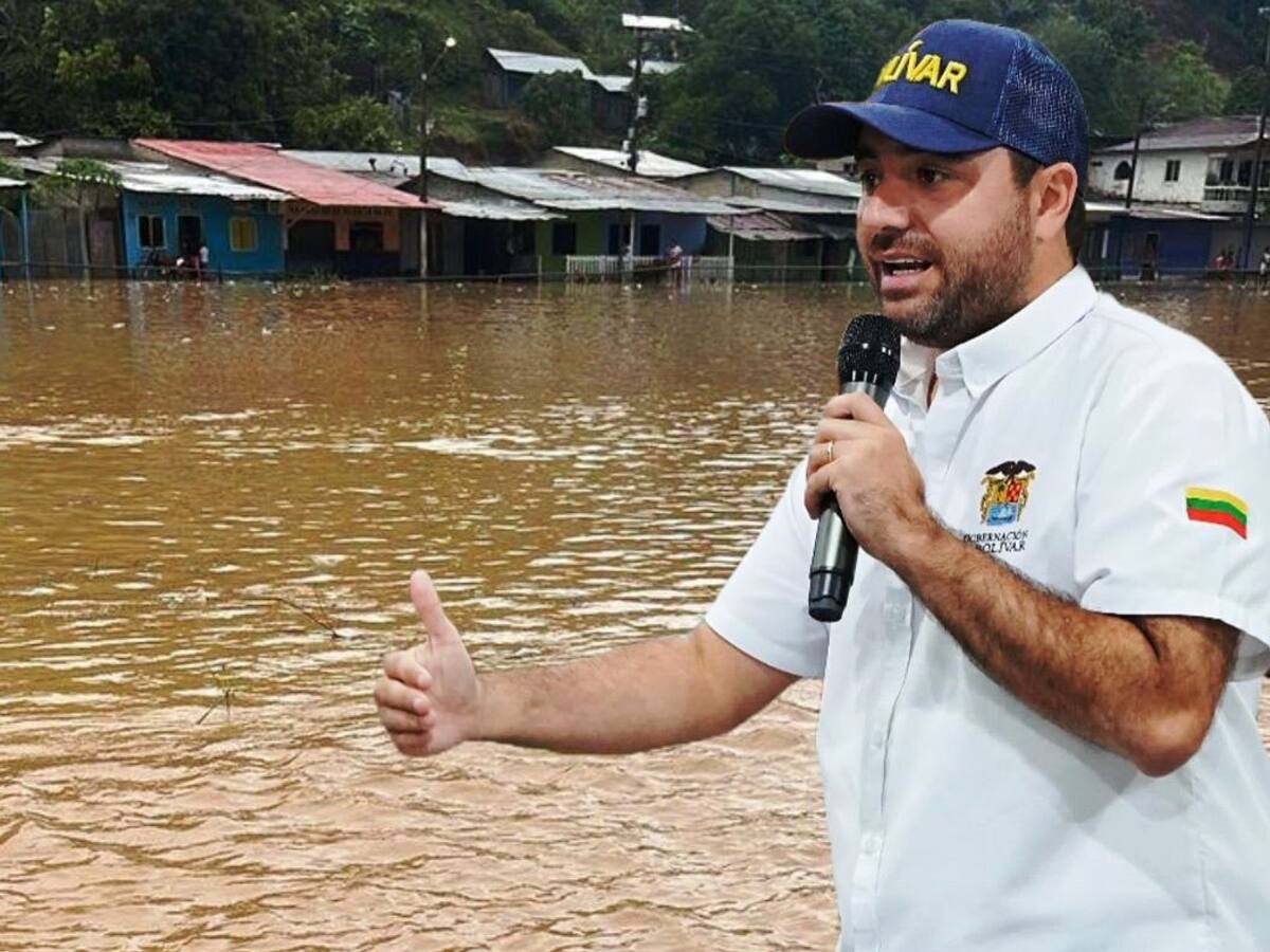 Yamil Arana creó grupo GAIES para atender emergencias por lluvias en el sur de Bolívar