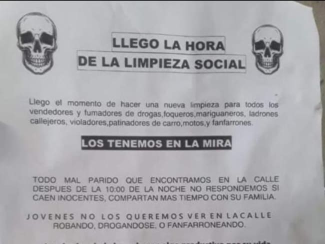 Nuevas amenazas contra líderes sociales de Kennedy y Ciudad Bolívar a través de panfletos