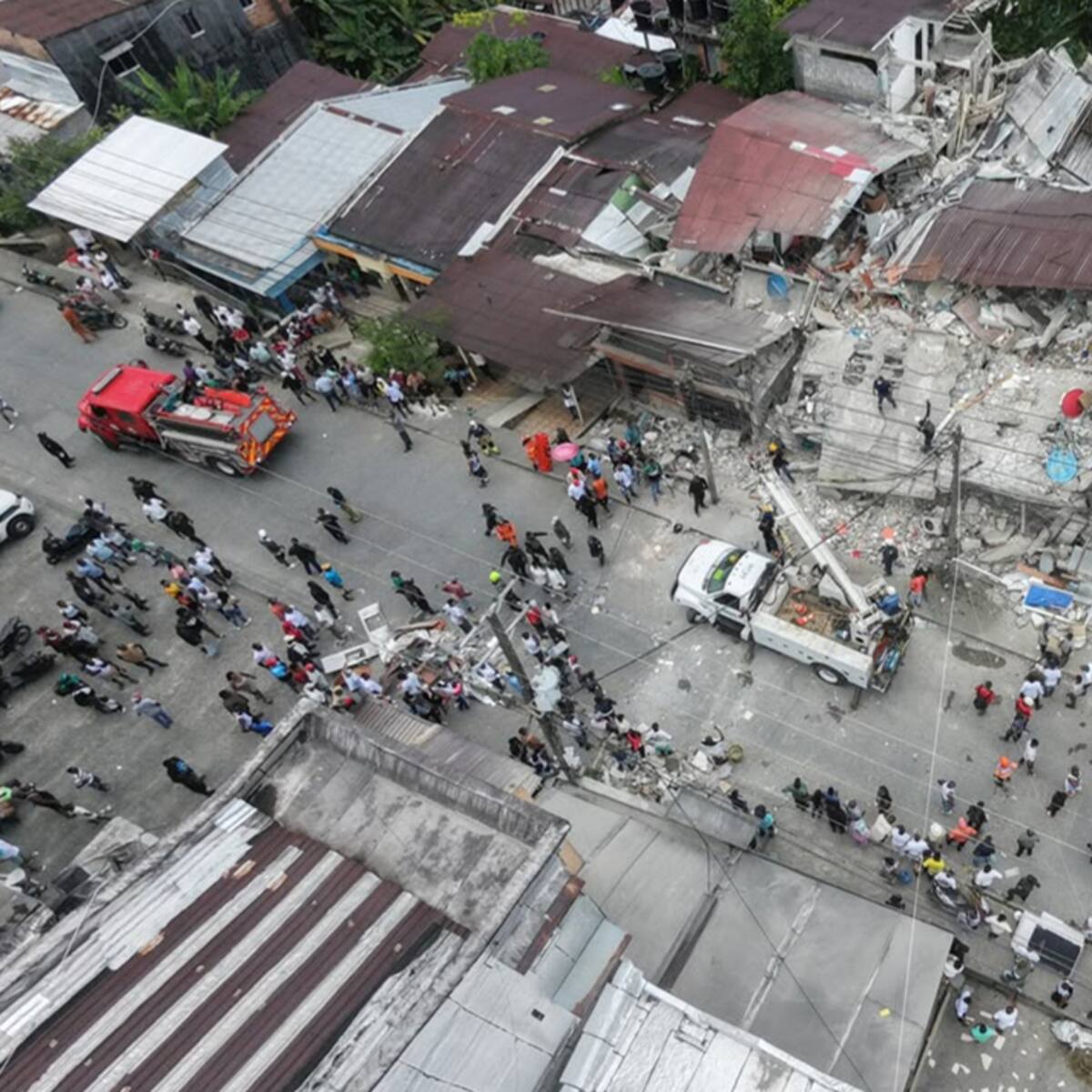 Murió el hijo del alcalde de Bahía Solano tras desplome de edificio durante el terremoto