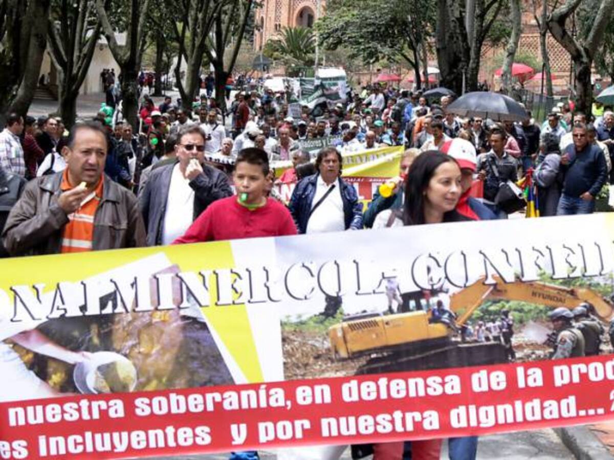 Ambientalistas protestaron contra el Gobernador del Tolima