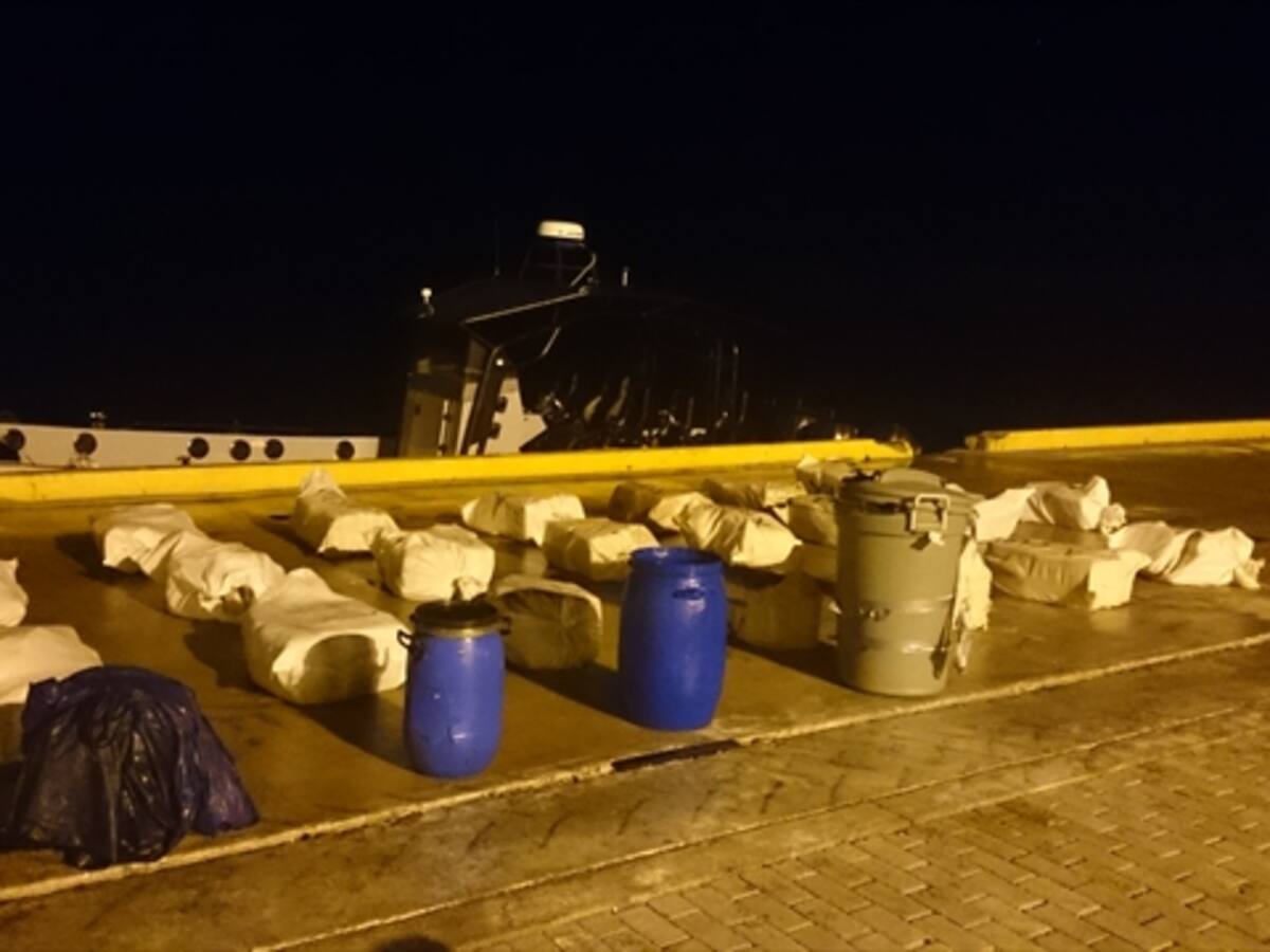 650 kilos de marihuana incautados en el sureste de la isla de Albuquerque