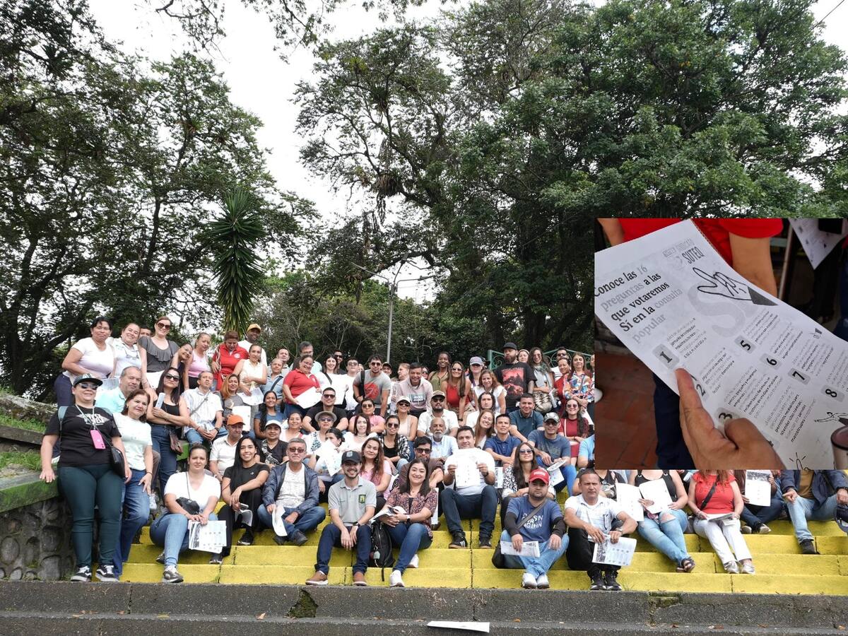 Segundo día de paro, en Armenia docentes realizaron jornadas pedagógicas sobre la consulta popular