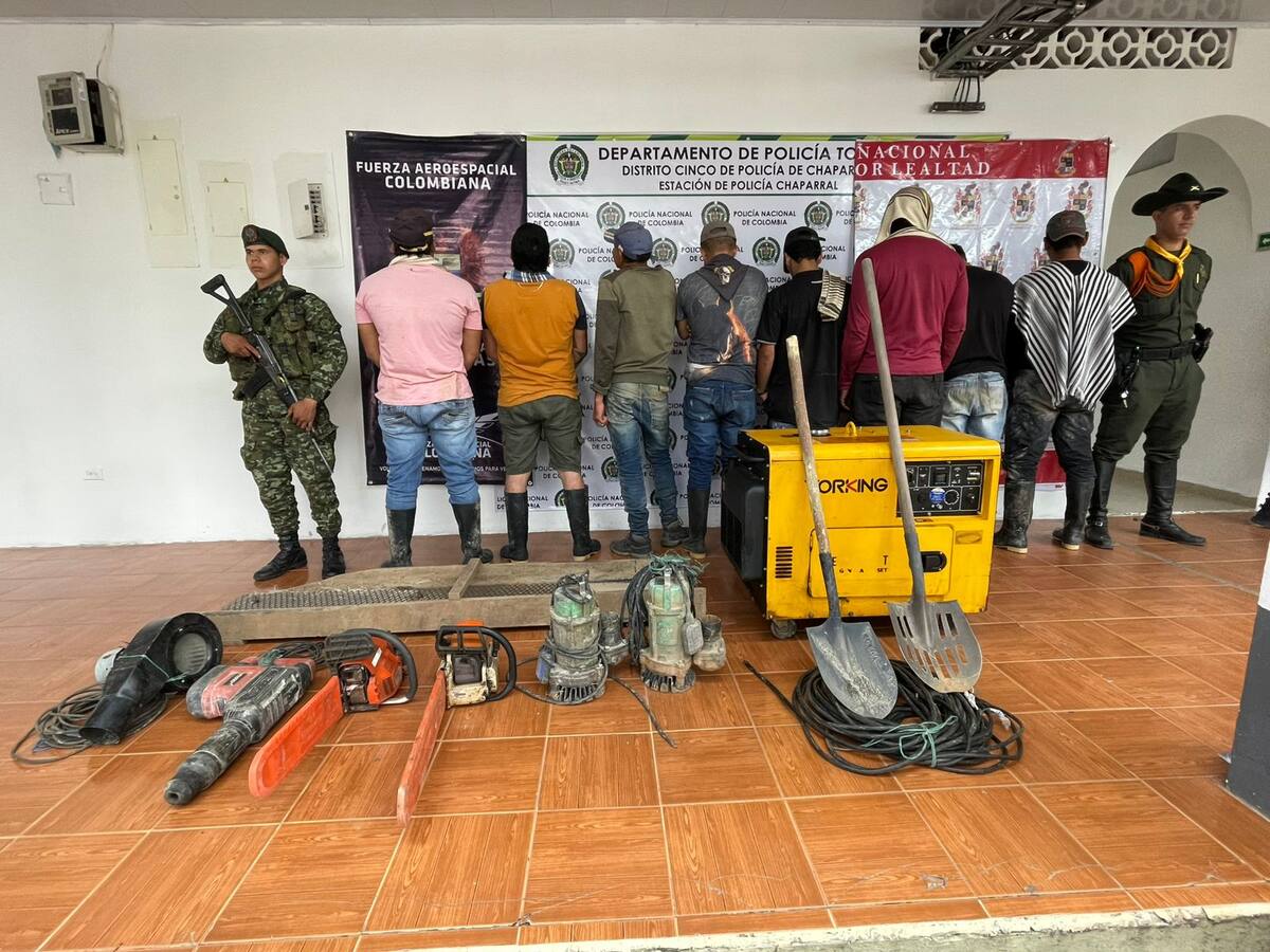 Golpe a la minería ilegal en Ataco, Tolima