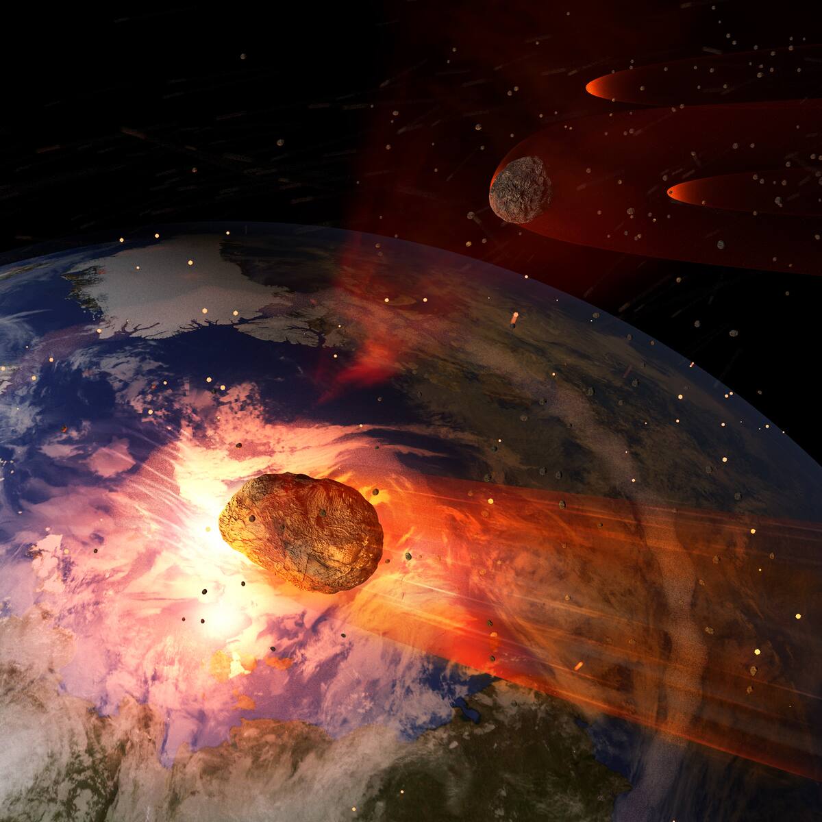 Descubren origen del asteroide que acabó con dinosaurios hace 66 millones de años