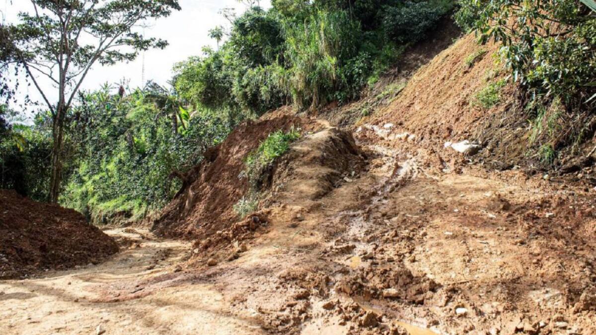 Por quinta vez consecutiva esperan remover derrumbe en Anserma, Caldas