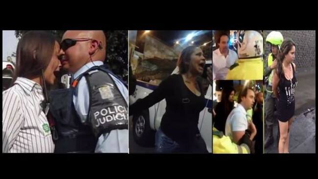 Agresiones contra funcionarios públicos.