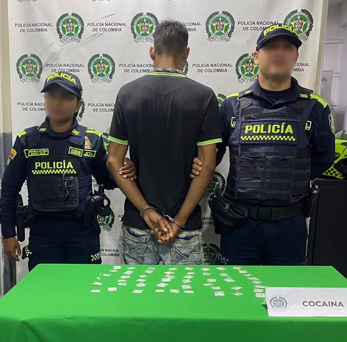Capturado. // Policía Metropolitana de Cartagena