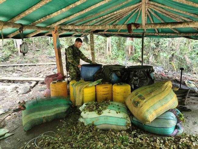 Destruyen dos laboratorios para procesamiento de coca en San José de Uré