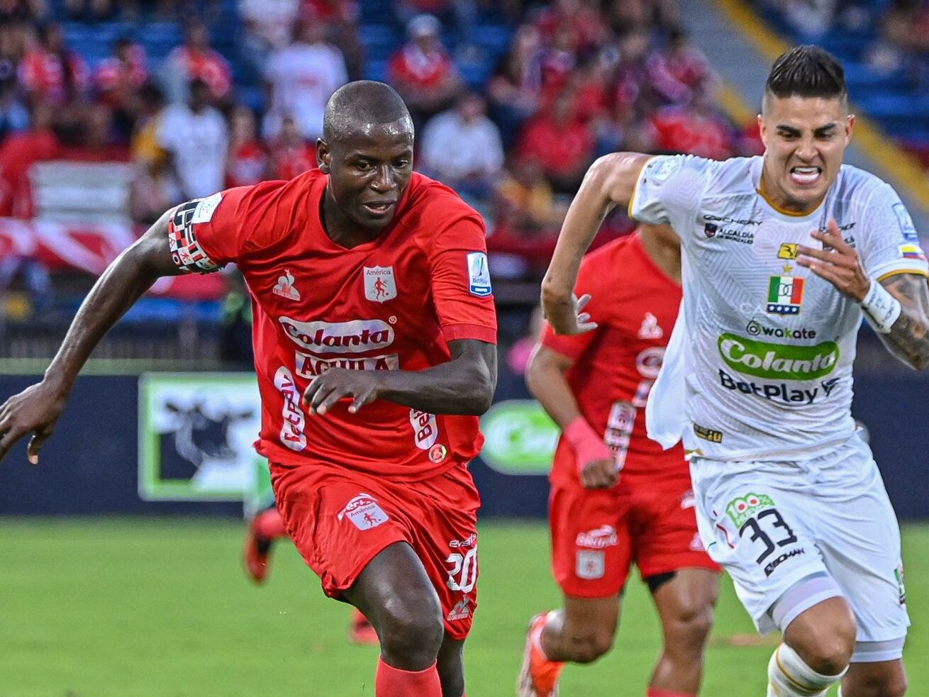 Adrián Ramos durante el partido entre América y Once Caldas / @AmericadeCali