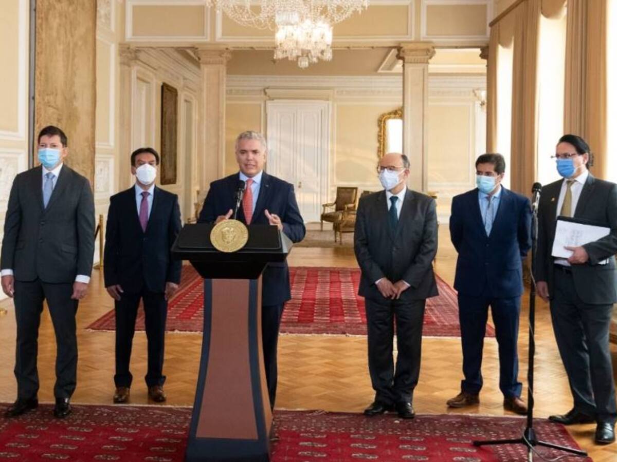 Duque recibe informe sobre lavado de activos y blanqueo de dinero de Alex Saab