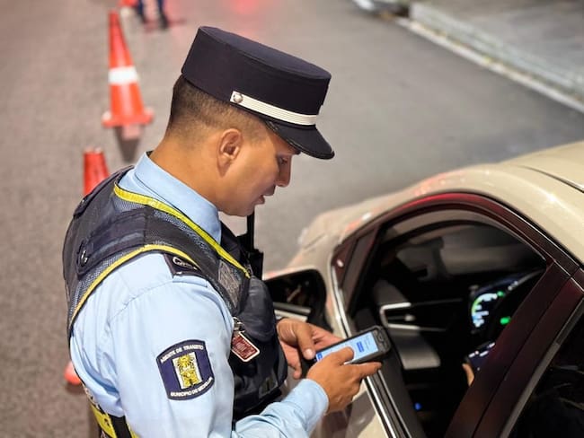 Operativos de la Secretaría de Movilidad de Medellín. Cortesía: Alcaldía de Medellín.