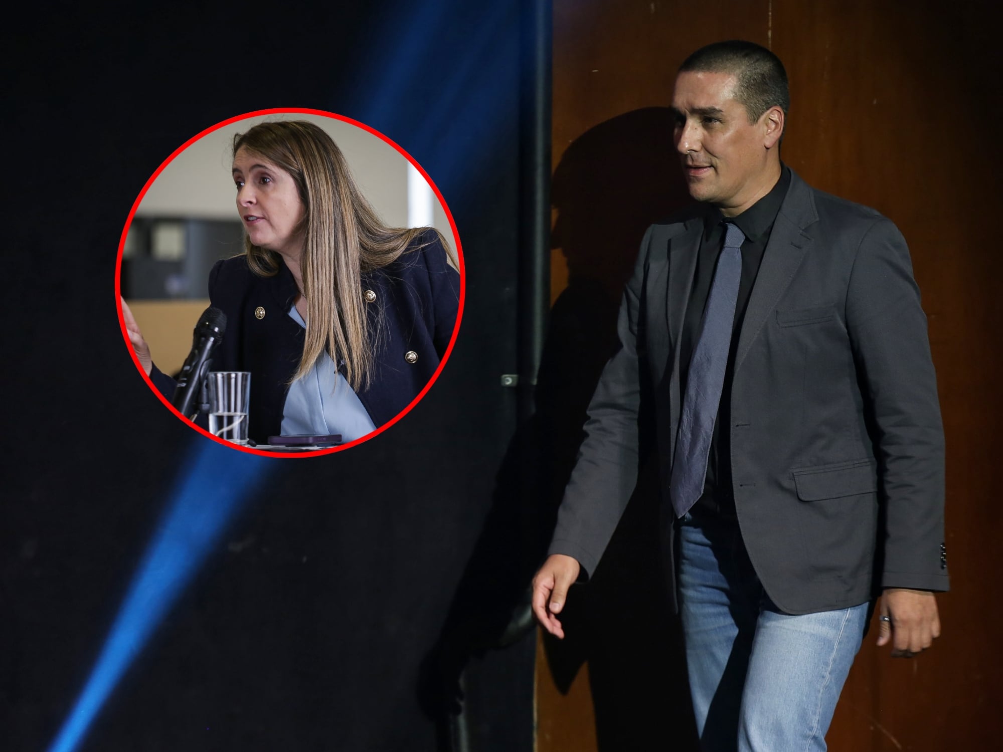 Paloma Valencia y 'Matador'. Fotos: Colprensa.