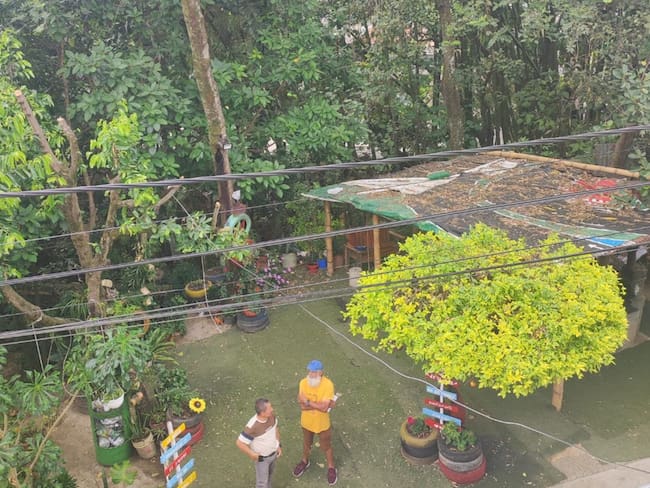 Espacio de recreación para la comunidad de los Mandarinos