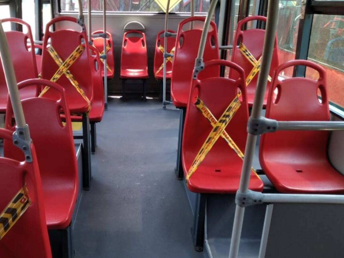 Así será distanciamiento dentro de buses de Transmilenio desde el lunes