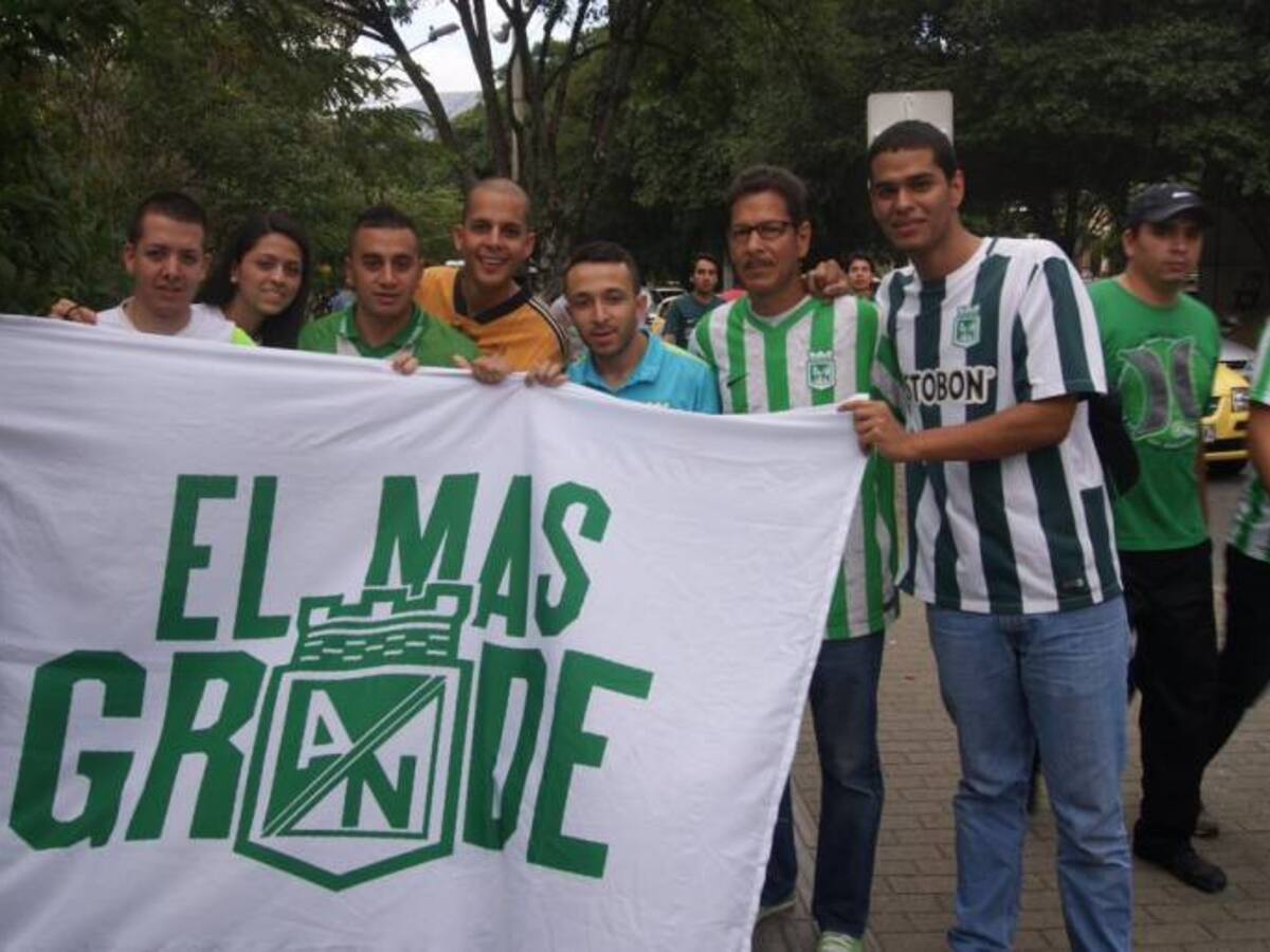 Hinchas de Atlético Nacional confían en paso a la final de Copa Libertadores
