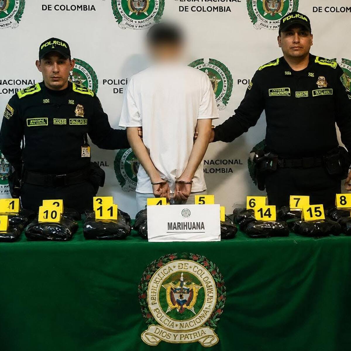 Incautan más de 18 kilos de marihuana en el Aeropuerto Internacional El Dorado