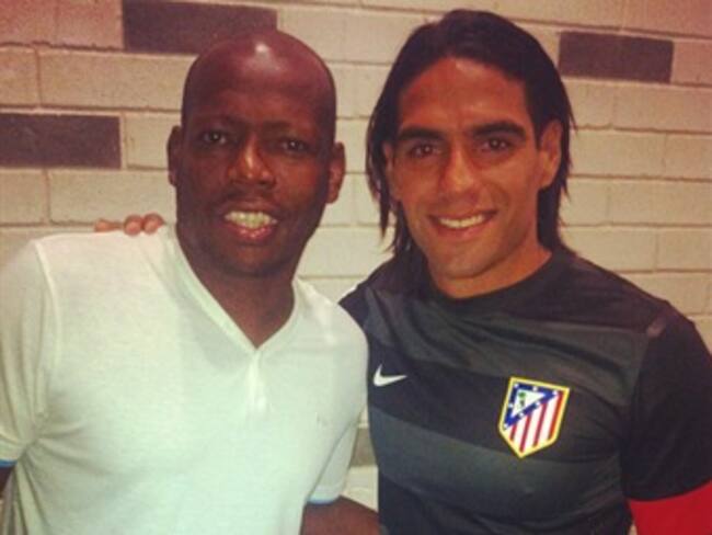 Falcao le gustaría terminar su carrera en la Premier como su ídolo Asprilla