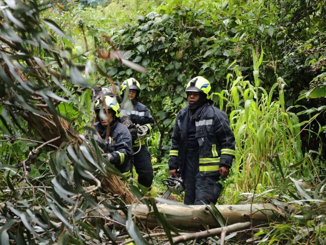 Lluvias en Pasto | Foto: Bomberos Pasto