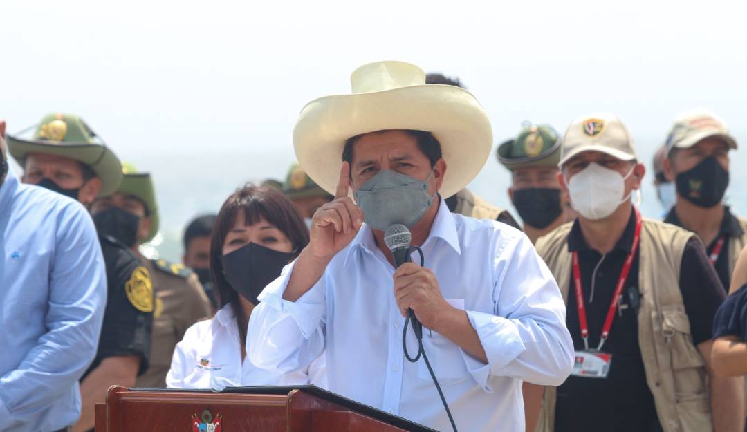Presidente de Perú, Pedro Castillo. 