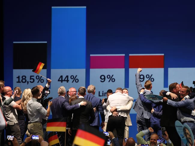 Extrema derecha arrasa en Sajonia-Anhalt, pero necesitará alianzas para gobernar en Alemania (Photo by Sean Gallup/Getty Images)
