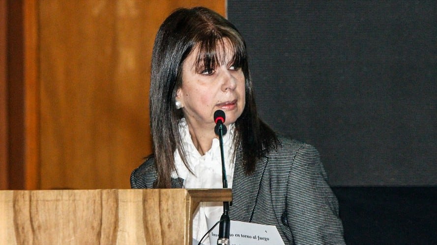 María Victoria Calle Correa, presidenta de la Corte Constitucional. Foto: Colprensa/Diego Pineda