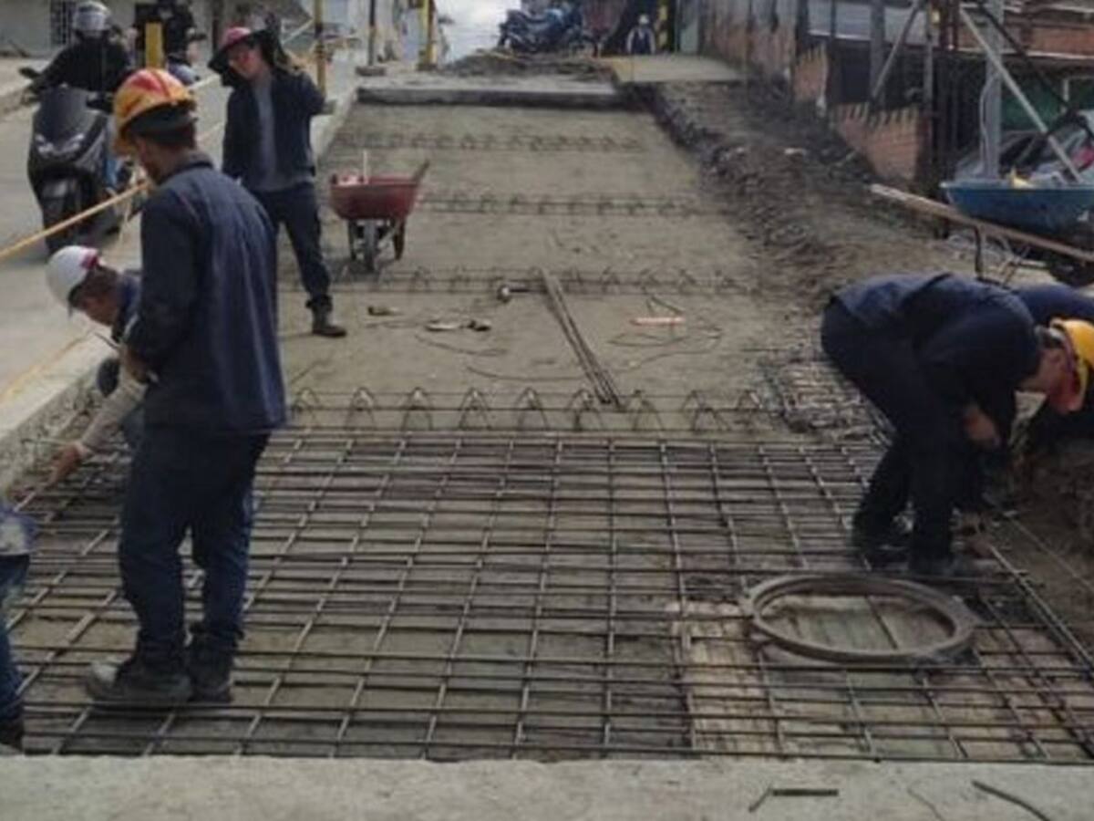 Avanzan las obras para mejorar la malla vial de Armenia