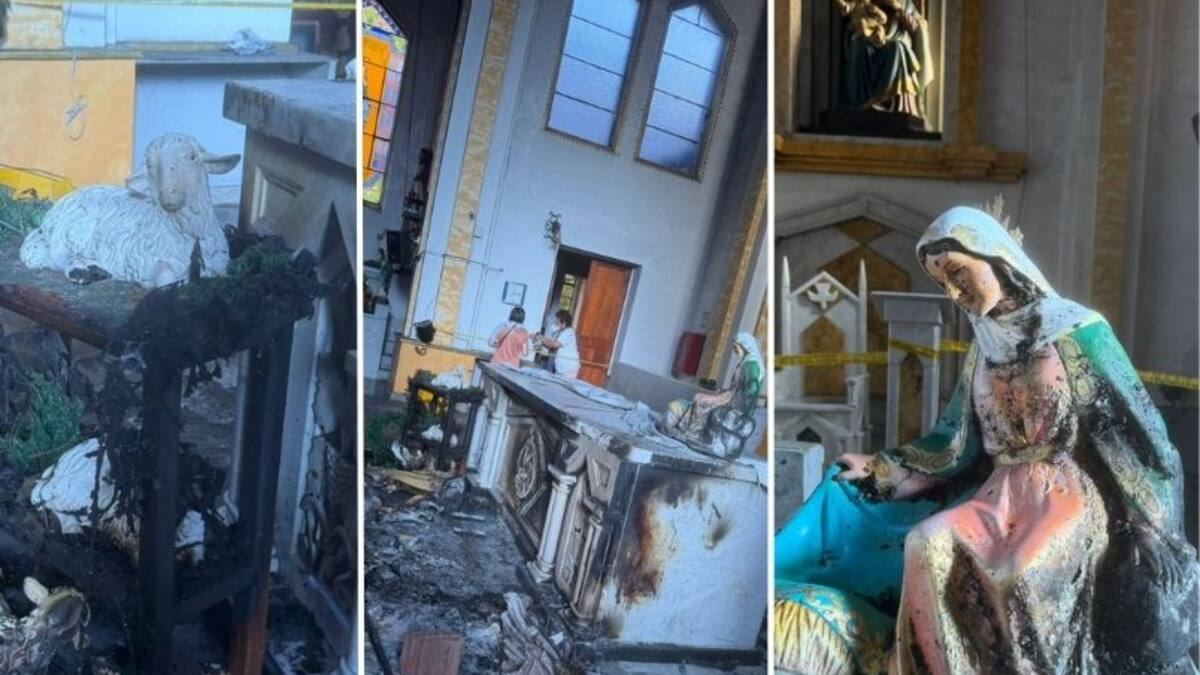 Iglesia tradicional de Pereira sufrió daños por incendio; piden ayuda para su reconstrucción