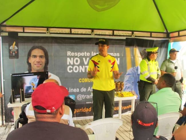 “Hazle un gol a la imprudencia”, campaña de seguridad vial en Cartagena