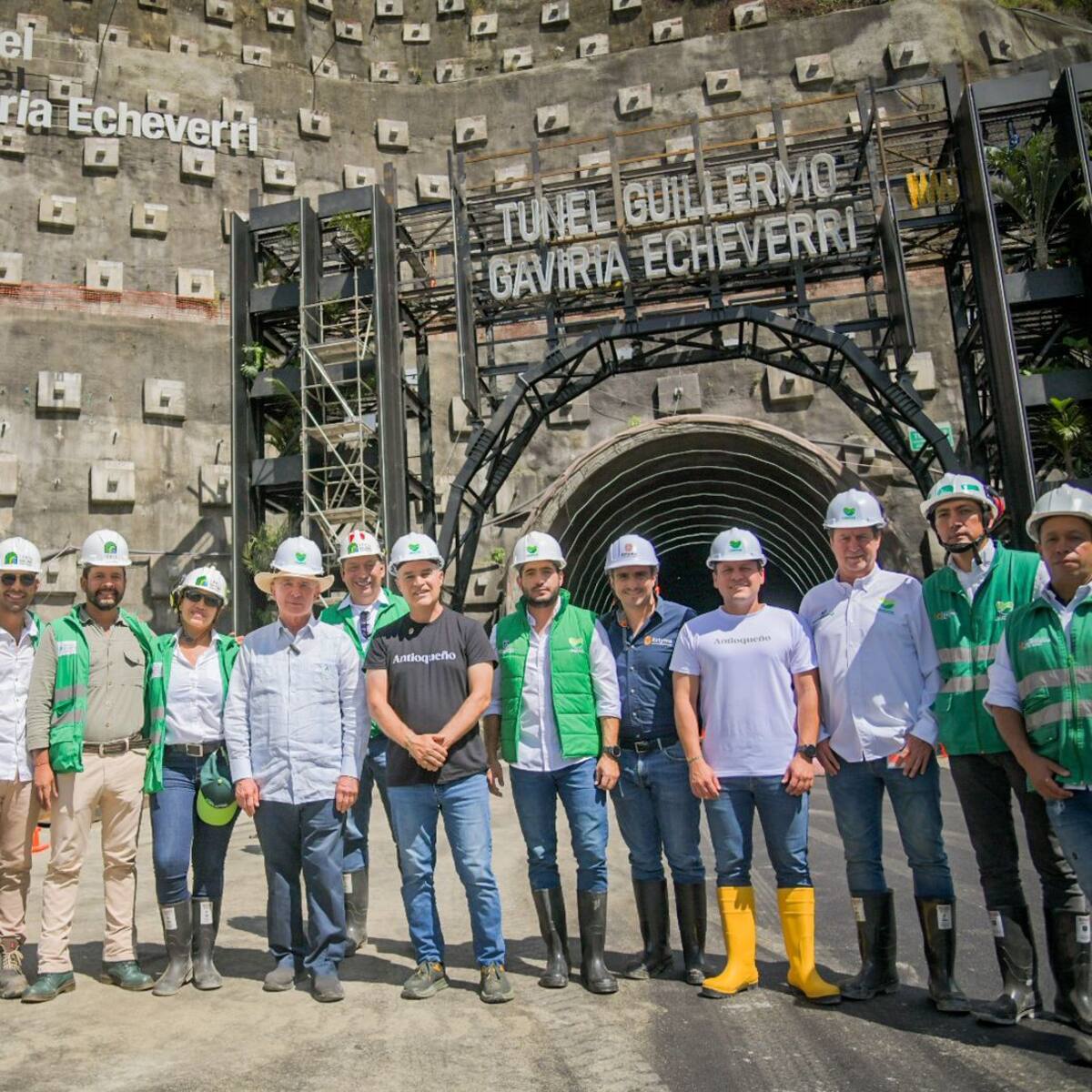 El Túnel Guillermo Gaviria Echeverri tiene una ejecución cercana al 90%
