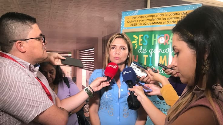 Rocío Acosta, gerente Lotería Quindío