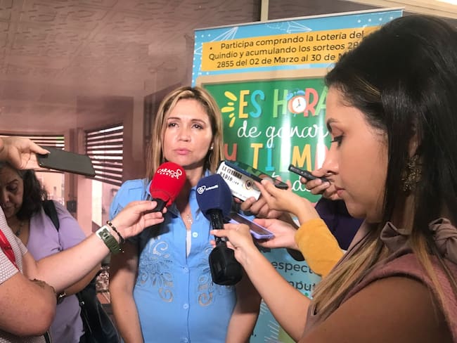 Rocío Acosta, gerente Lotería Quindío