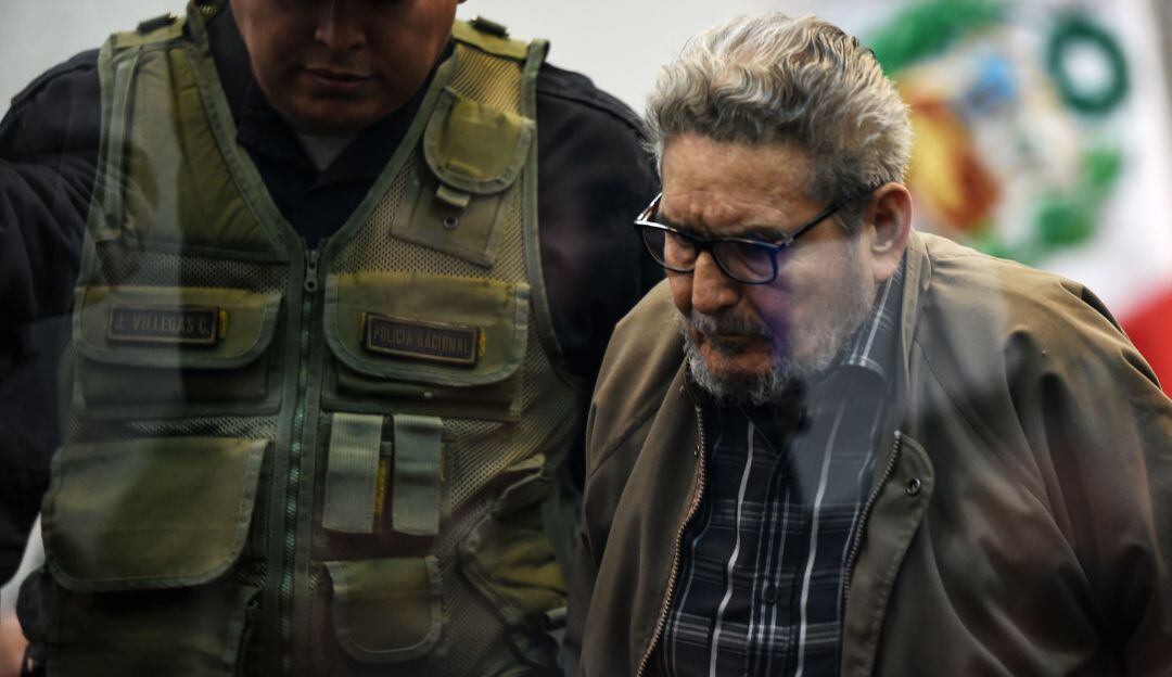 Abimael Guzmán, líder de Sendero Luminoso