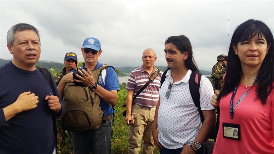 Se realizó la primera jornada de las visitas técnicas a las zonas veredales de normalización . Foto: Colprensa