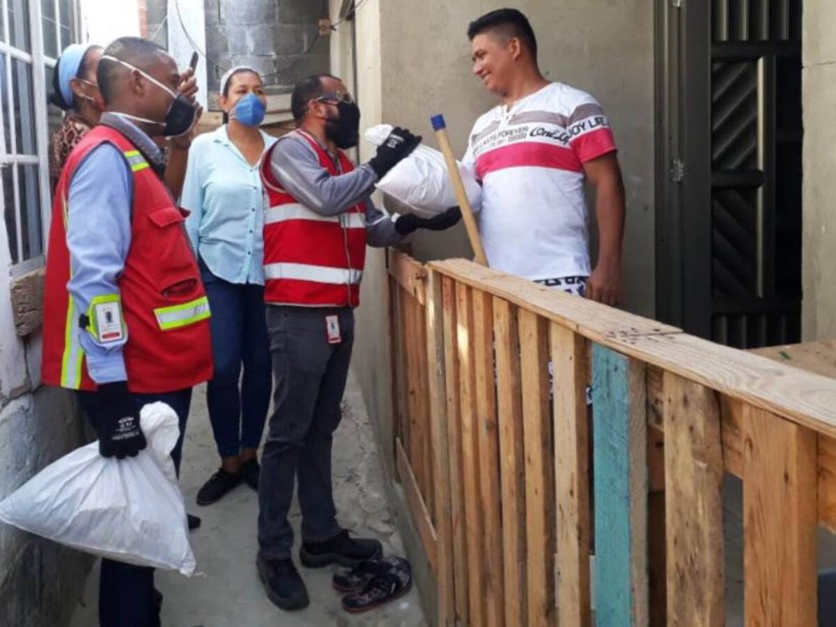 Comunidades vulnerables recibieron ayudas de colaboradores de Veolia