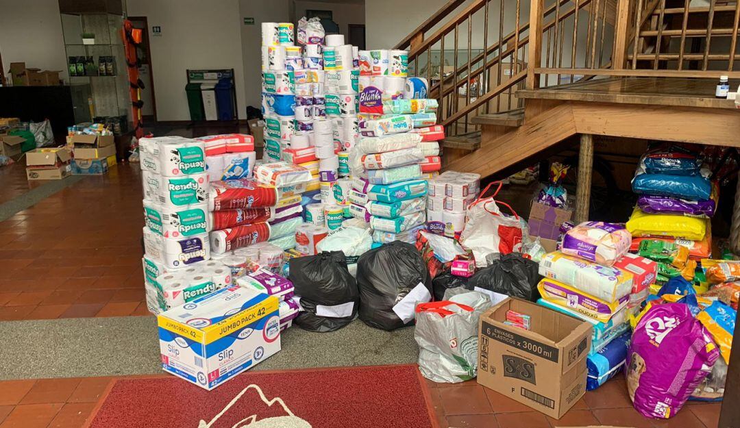 Donaciones para damnificados