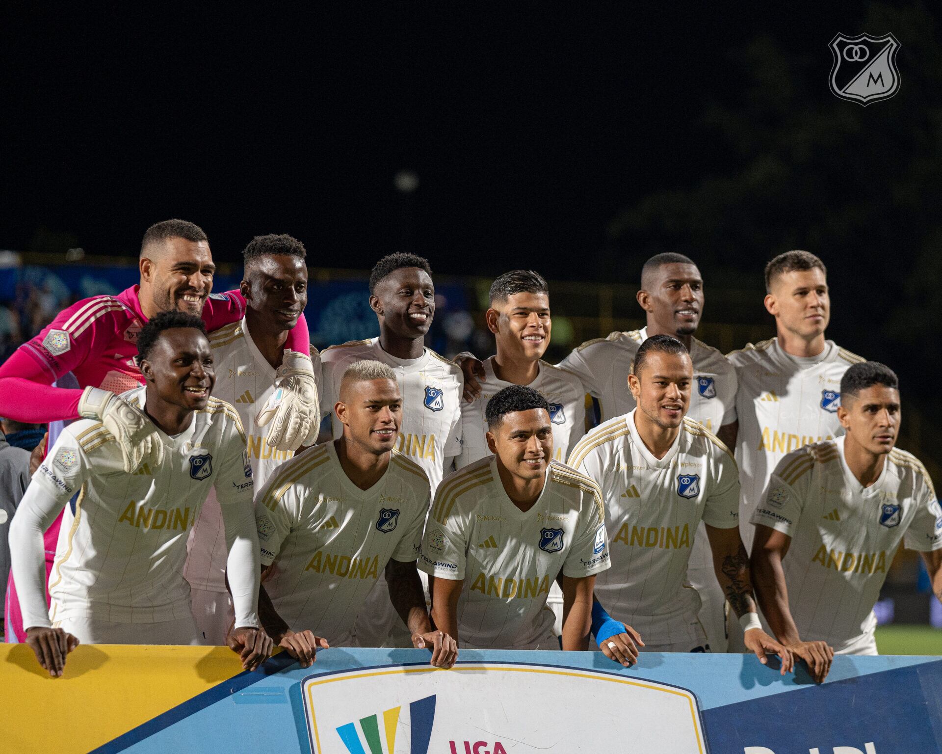 Once titular de Millonarios frente a La Equidad / Millonarios FC.