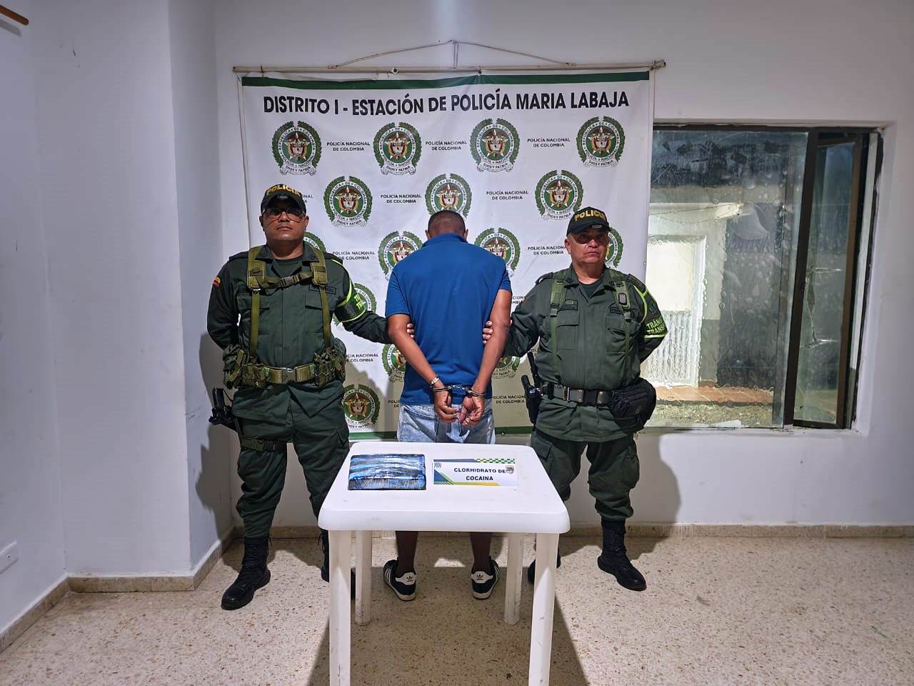 Policía Nacional en Bolívar incautó un kilo de cocaína en María la Baja, Bolívar
