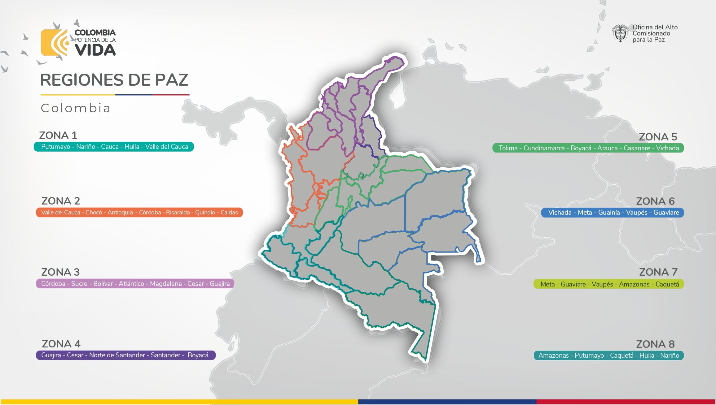 Regiones de paz en Colombia