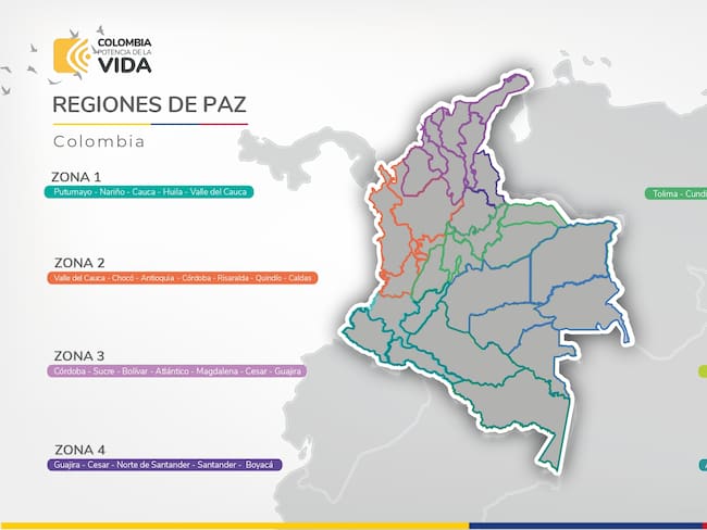 Regiones de paz en Colombia