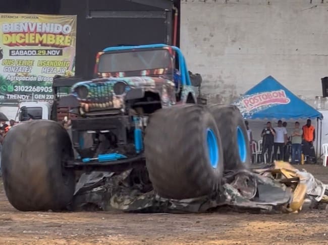 VIDEO | Monster Truck Popayán: vehículo pierde control y deja varios heridos y muertos
