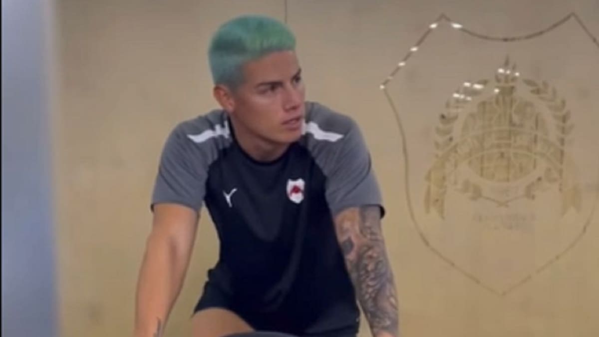 James Rodríguez reaparece en los entrenamientos con el Al-Rayyan