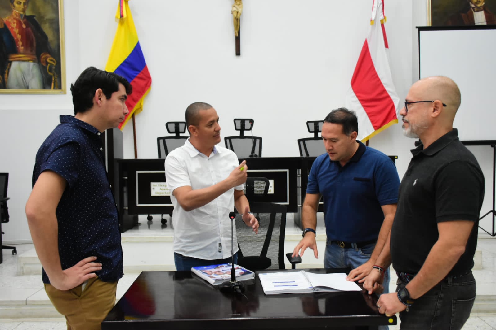 Presentación del presupuesto del Atlántico para el 2023 en el Asamblea departamental./ Gobernación del Atlántico