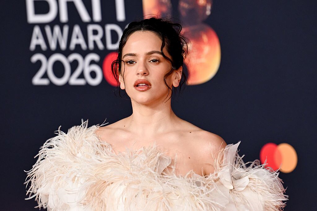 Rosalía at The BRIT Awards 2026 held at Co-op Live on February 28, 2026 in Manchester, England. (Photo by Zak Hussein/Billboard via Getty Images)