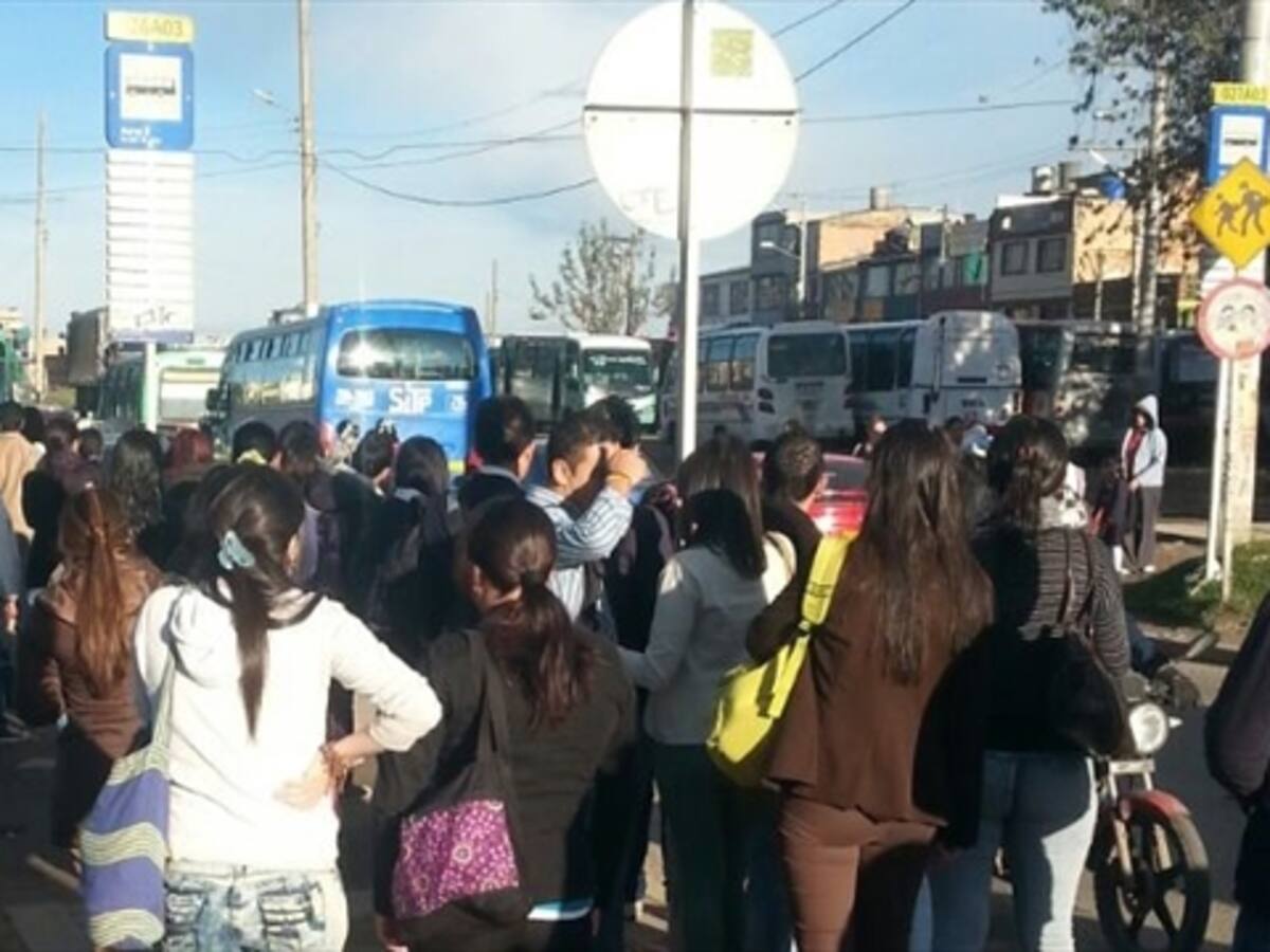 Por segundo día hay dificultades en el sur y el occidente de la ciudad