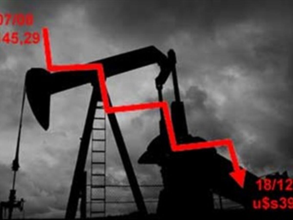 Caen las bolsas, el petróleo y el dólar