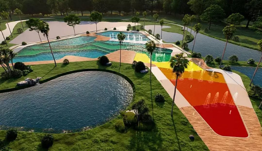 Imagen del parque Caiké en Ibagué