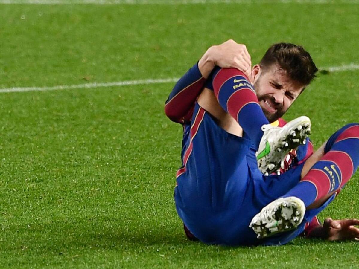 Piqué sufre un esguince de rodilla a una semana de Champions contra PSG
