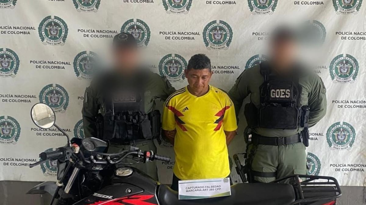 Capturan a mototaxista por presunta falsedad marcaría en El Carmen de Bolívar