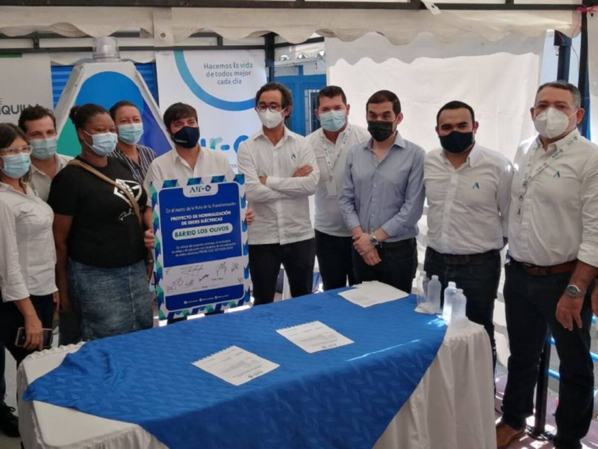 Barrio Los Olivos tendrá redes eléctricas normalizadas en Barranquilla