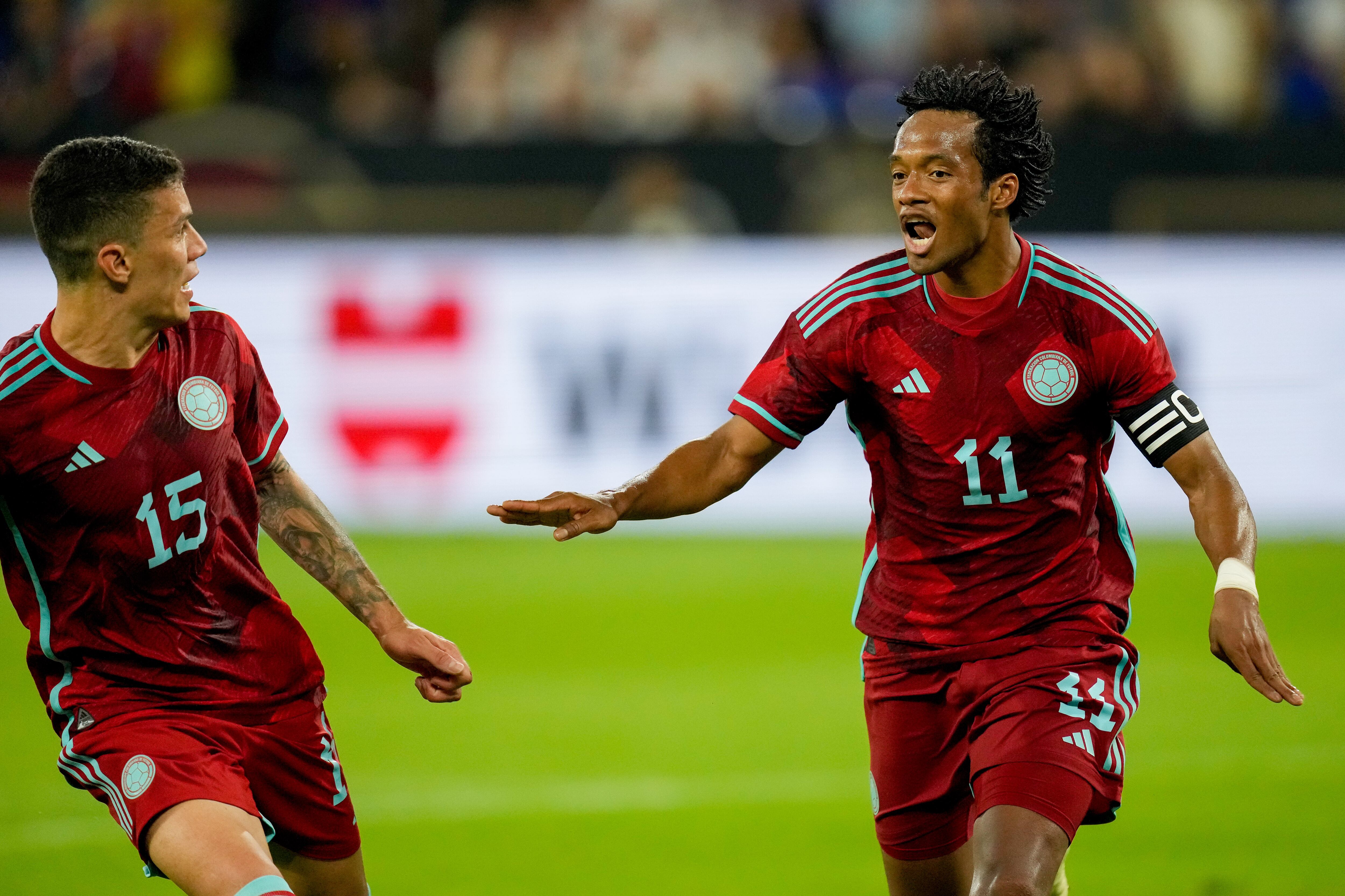 Selección Colombia en amistoso contra Alemania (Photo by Alex Gottschalk/DeFodi Images via Getty Images)